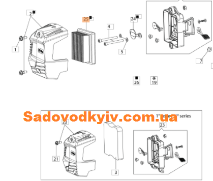 

Воздушный фильтр Oleo-Mac BCH 40 T (61450425R)