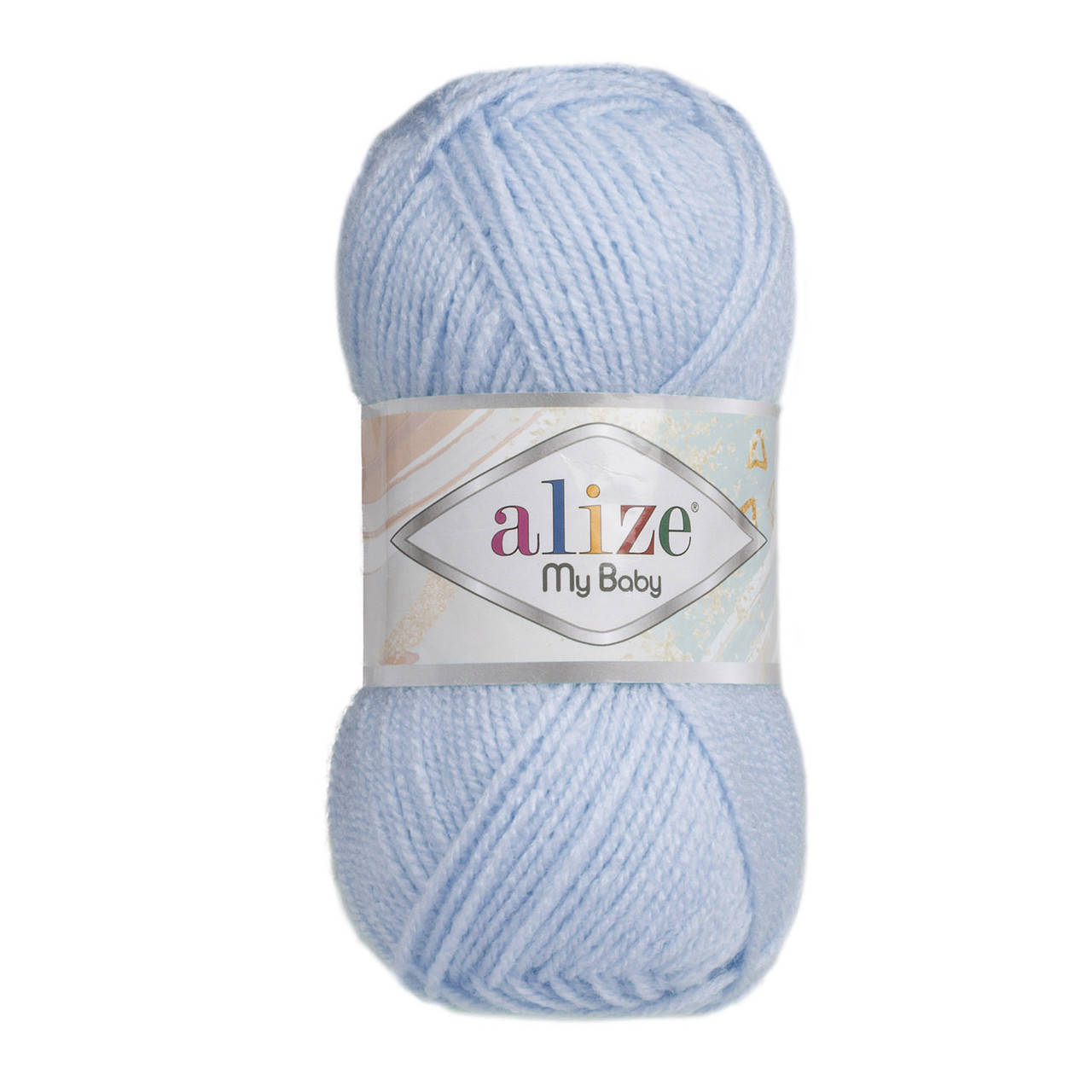

Alize My Baby № 40 голубой (Ализе Май Беби) (Акриловая пряжа, нитки для вязания)