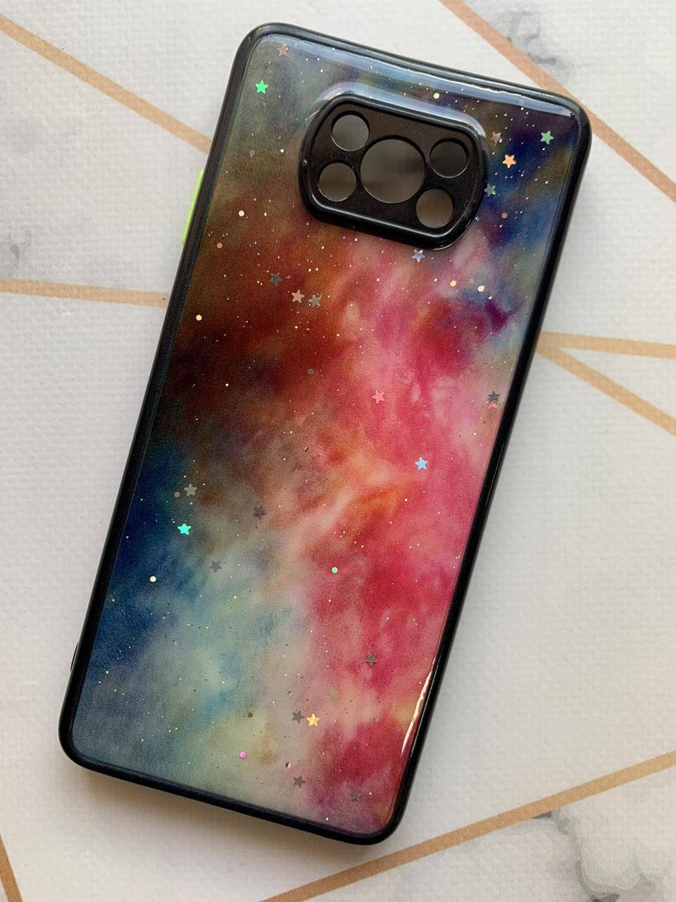 

Чехол с принтом для Xiaomi Poco X3 Галактика, Разные цвета
