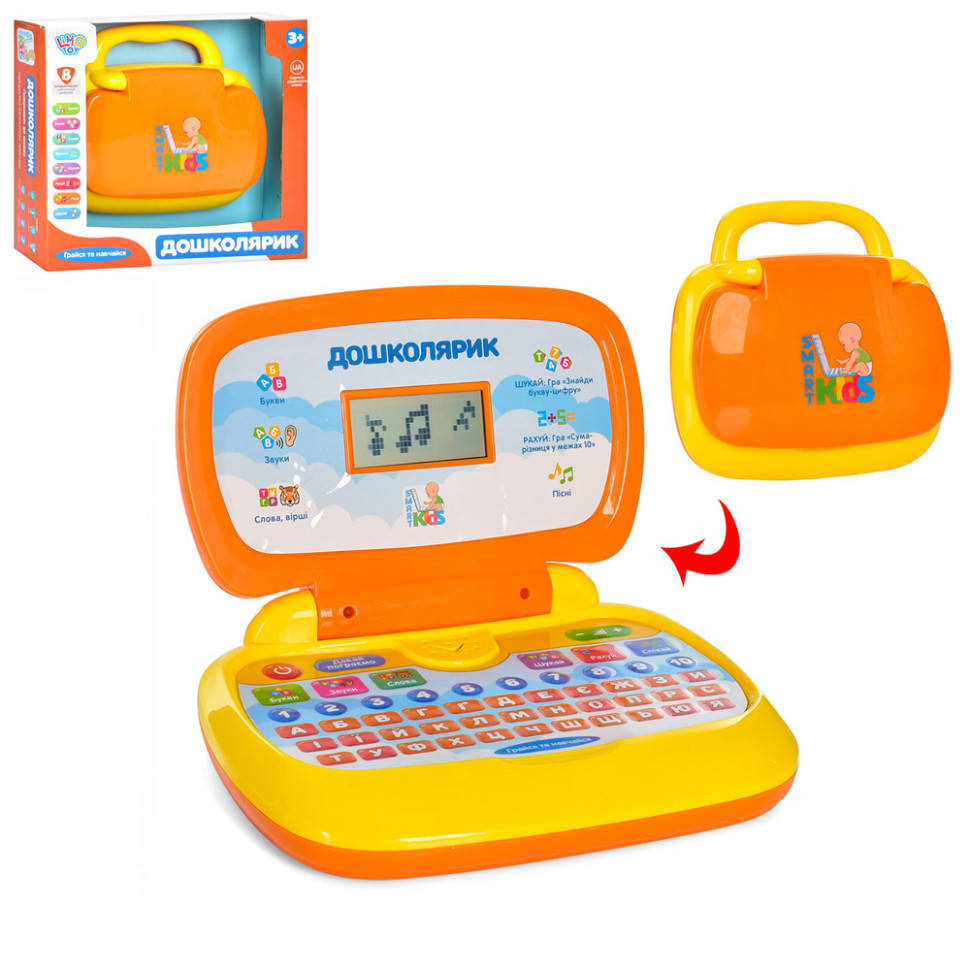 

Детский ноутбук "Дошкольник" Limo Toy SK 0022 укр., Оранжевый