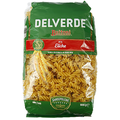 

Макарони Делверде №116 спіралі Delverde eliche 1000g 8шт/ящ (Код : 00-00011963)