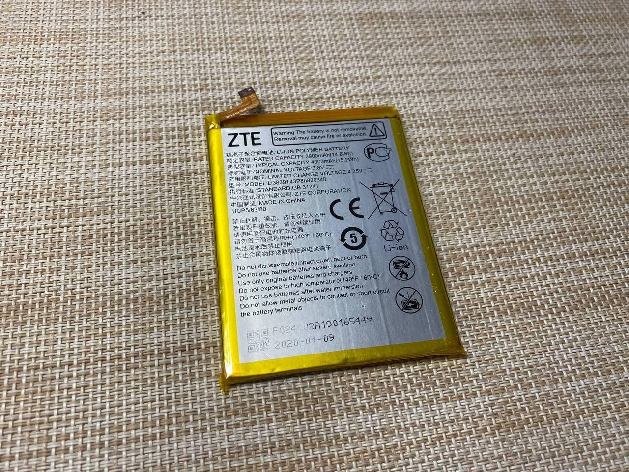 

Аккумулятор ZTE Li3839T43P8h826348 для ZTE Blade A7 2020 / A7s 2020