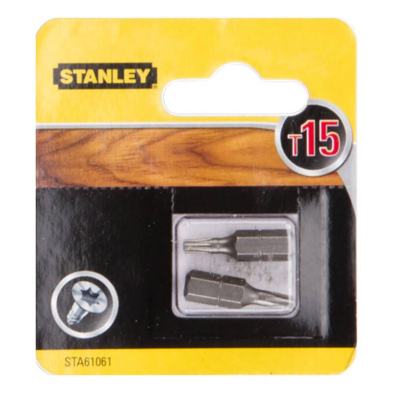 

Бита T15 (L=25 мм) (2 ед) Stanley STA61061