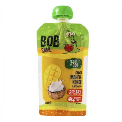 

Пюре Bob Snail Смузи Манго Кокос 120 г