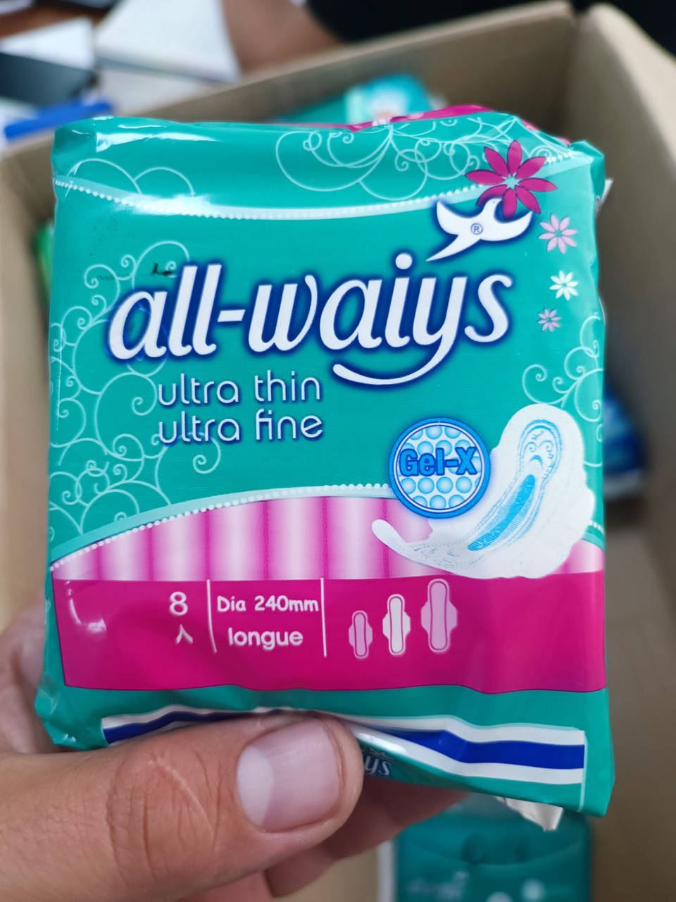 

Прокладки гигиенические All-waiys 4 капли 8шт