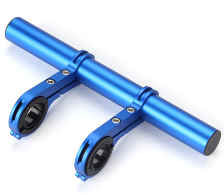 

Расширитель / экстендер / разгрузка 20 см для вело руля с двумя прямыми креплениями АЛЮ СИНИЙ