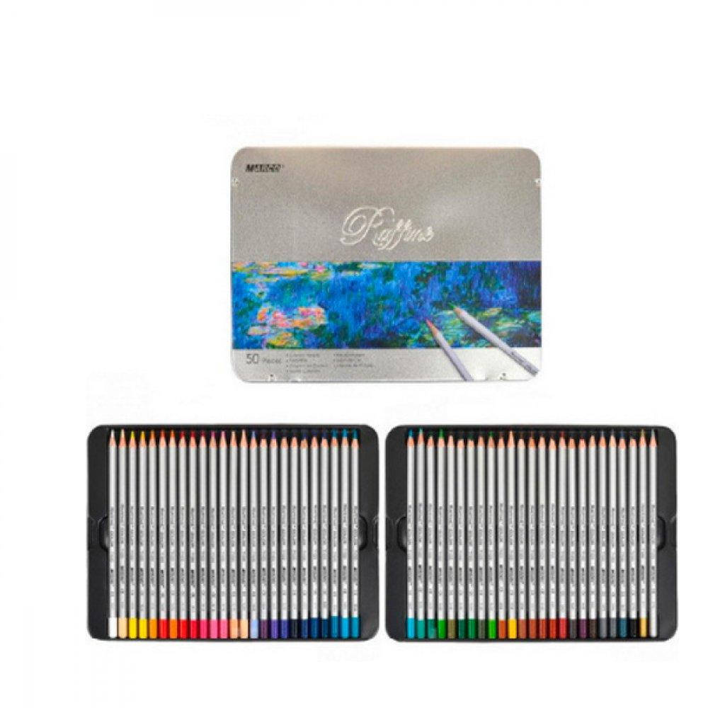 

Карандаши цветные Marco металлическая упаковка 50 цветов (7100 TN )