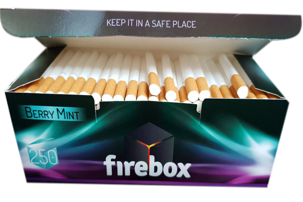 

Гильзы для набивки сигарет Firebox Berry Mint 250 шт