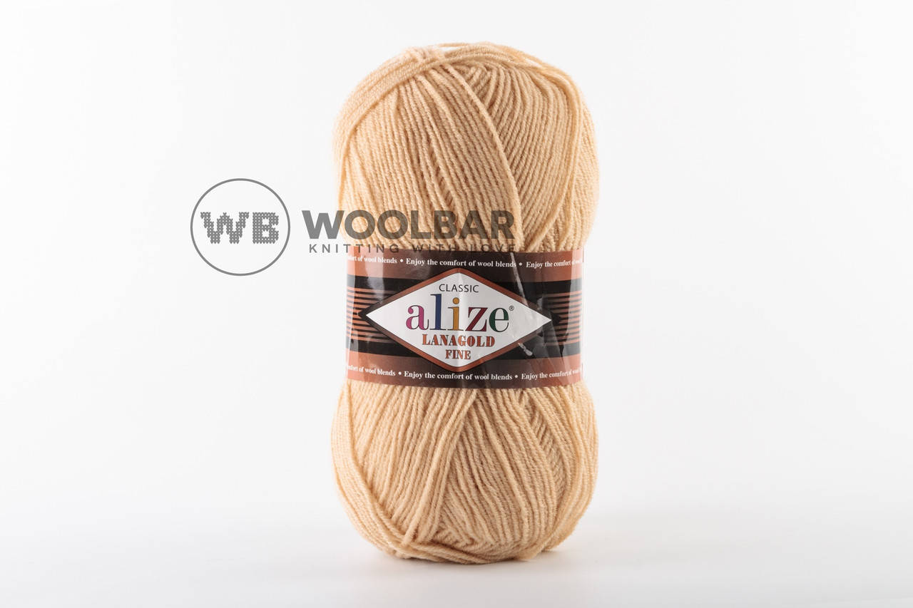 

Пряжа Alize Lanagold Fine 680 медовый