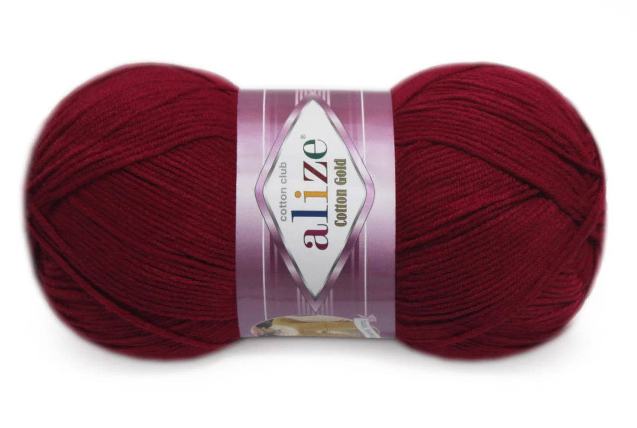 

Alize Cotton Gold, Вишня №390, Бордовый