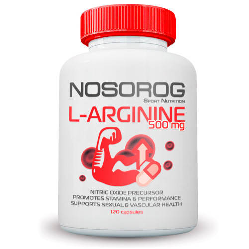 

Л-Аргинин Nosorog L-Arginine 500 мг (120 капс) носорог