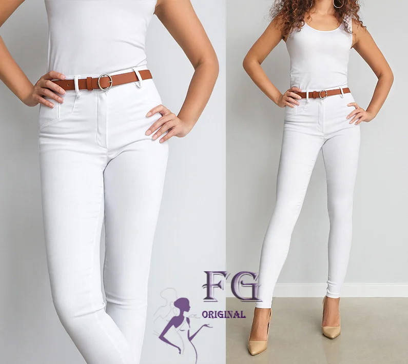 

Узкие брюки женские «Lavan» 44, Белый