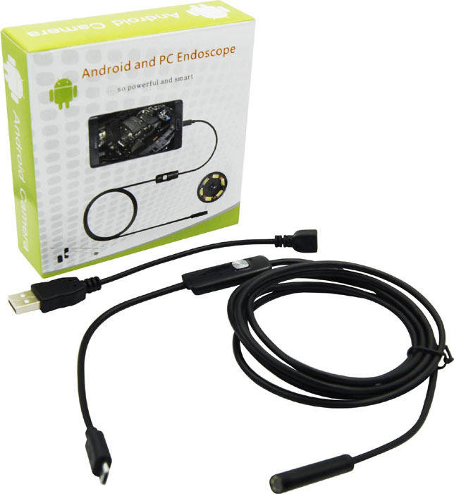 

Камера Эндоскоп Android and PC Endoscope гибкая USB-камера 100P