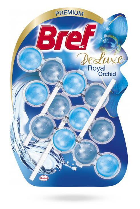 

Туалетный блок Bref De Luxe Роскошная орхидея 3*50 г