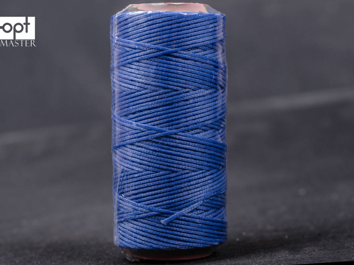 

Нитка вощёная по коже (плоский шнур), т. 1 мм, 100 м, цв. синий, Бежевый