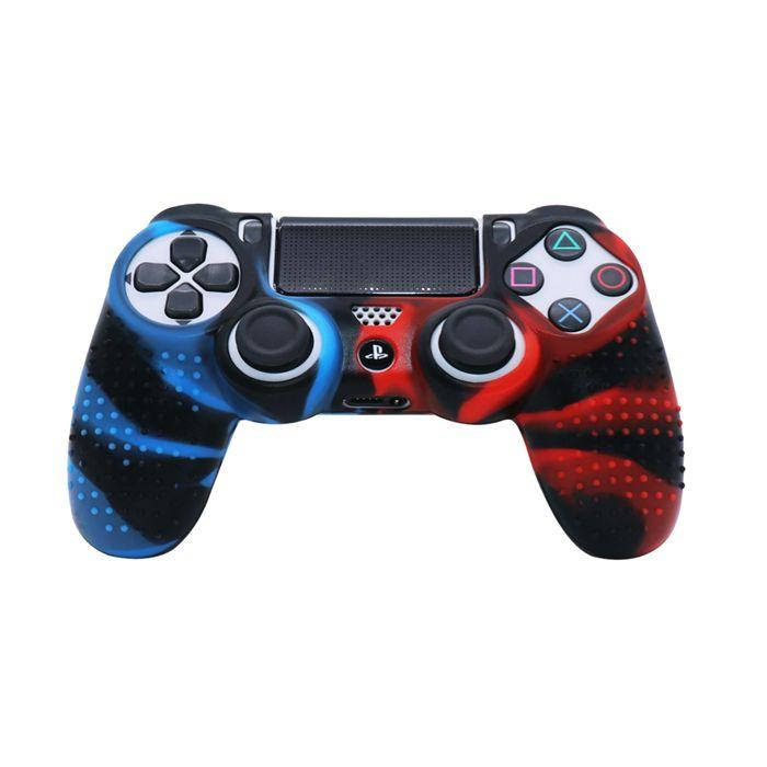 

Силиконовый чехол для джойстика Sony PlayStation PS4 Type 3 Dark Blue Camo/Dark Red Camo тех.пак