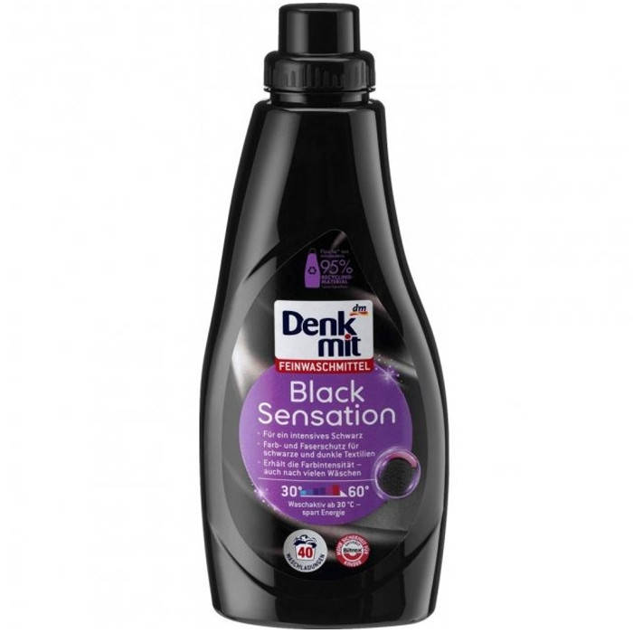 

Гель для стирки черных вещей Denkmit Black Sensation 1L 40 циклов стирки