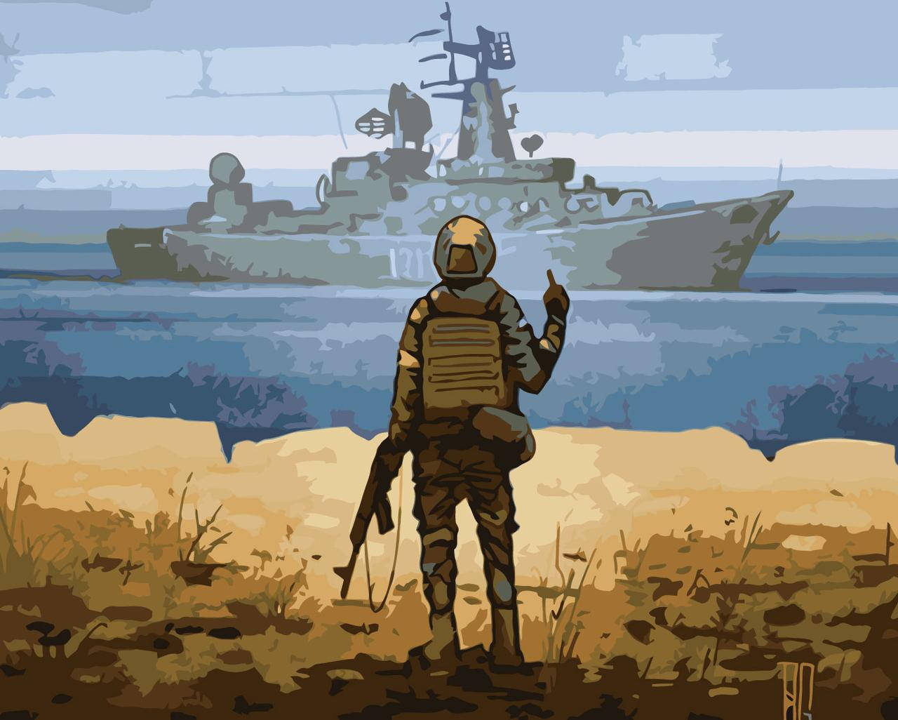 

Картина по номерам Kontur 40×50 см. "Направление для корабля" ©Boris Groh DS0405