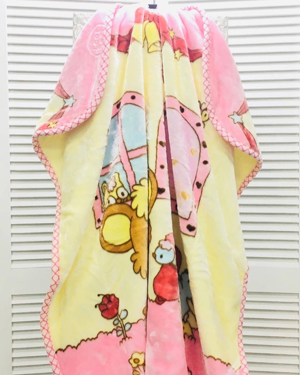 

Детский плед покрывало махровое