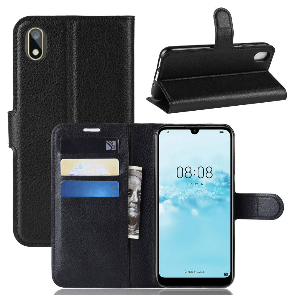 

Чехол-книжка Litchie Wallet для Huawei Y5 2019 Black, Черный