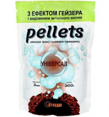 

Прикормка Pellets (Эффект Гейзера) 500г Плитка