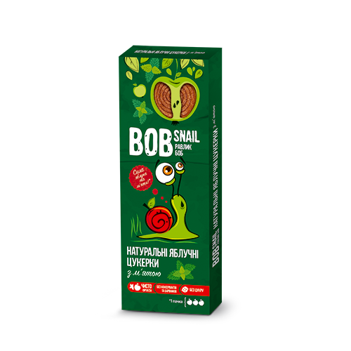 

Конфеты Равлик Боб Яблоко-Мята 30г