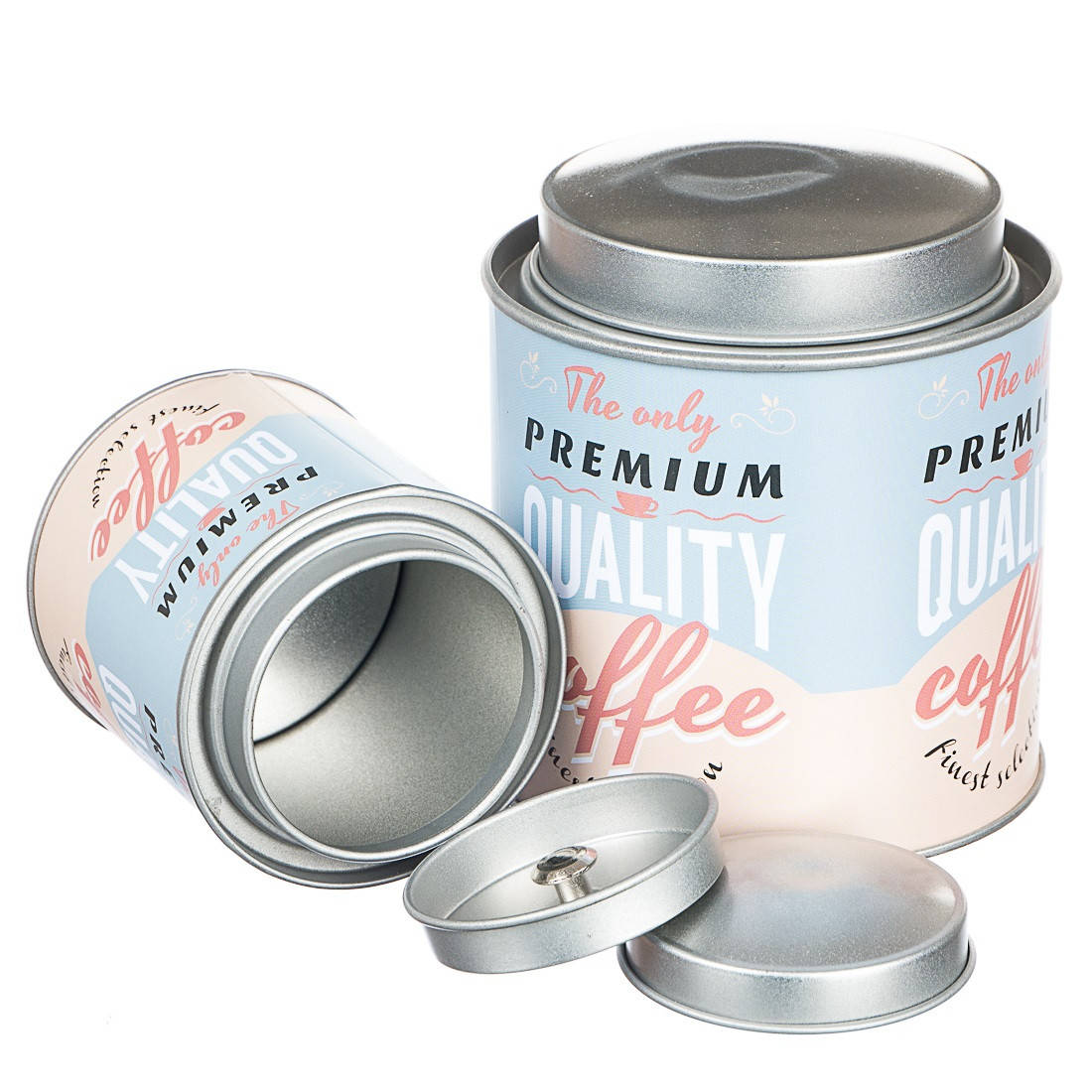 

Набор металлических баночек "Премиум" (идеальны для чая/кофе)