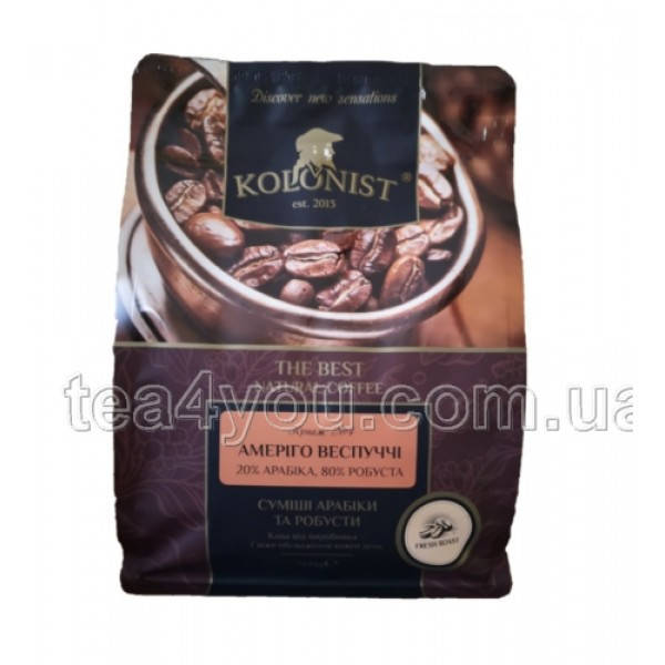 

Кава "Kolonist" купаж №4 "Амеріго Веспуччі" в зернах