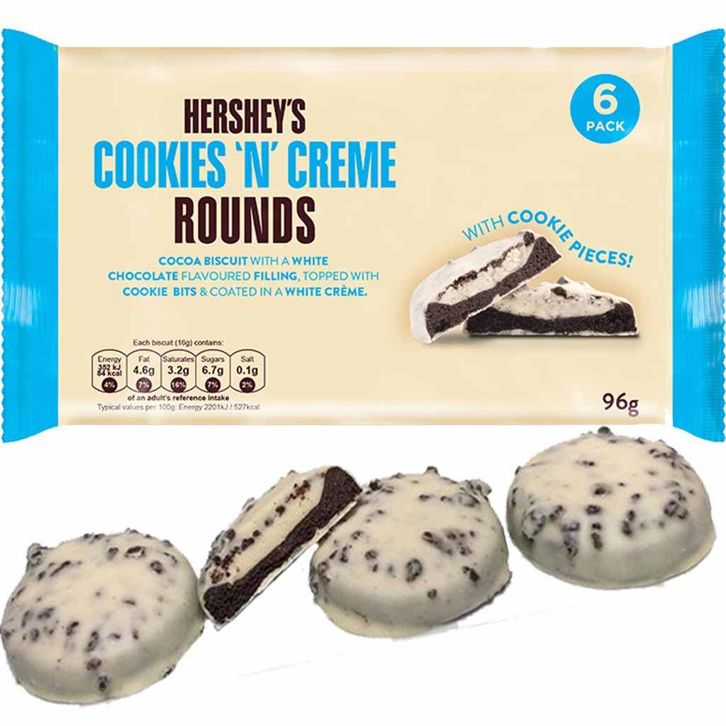 

Hershey's Cookies Creme Rounds 96 g