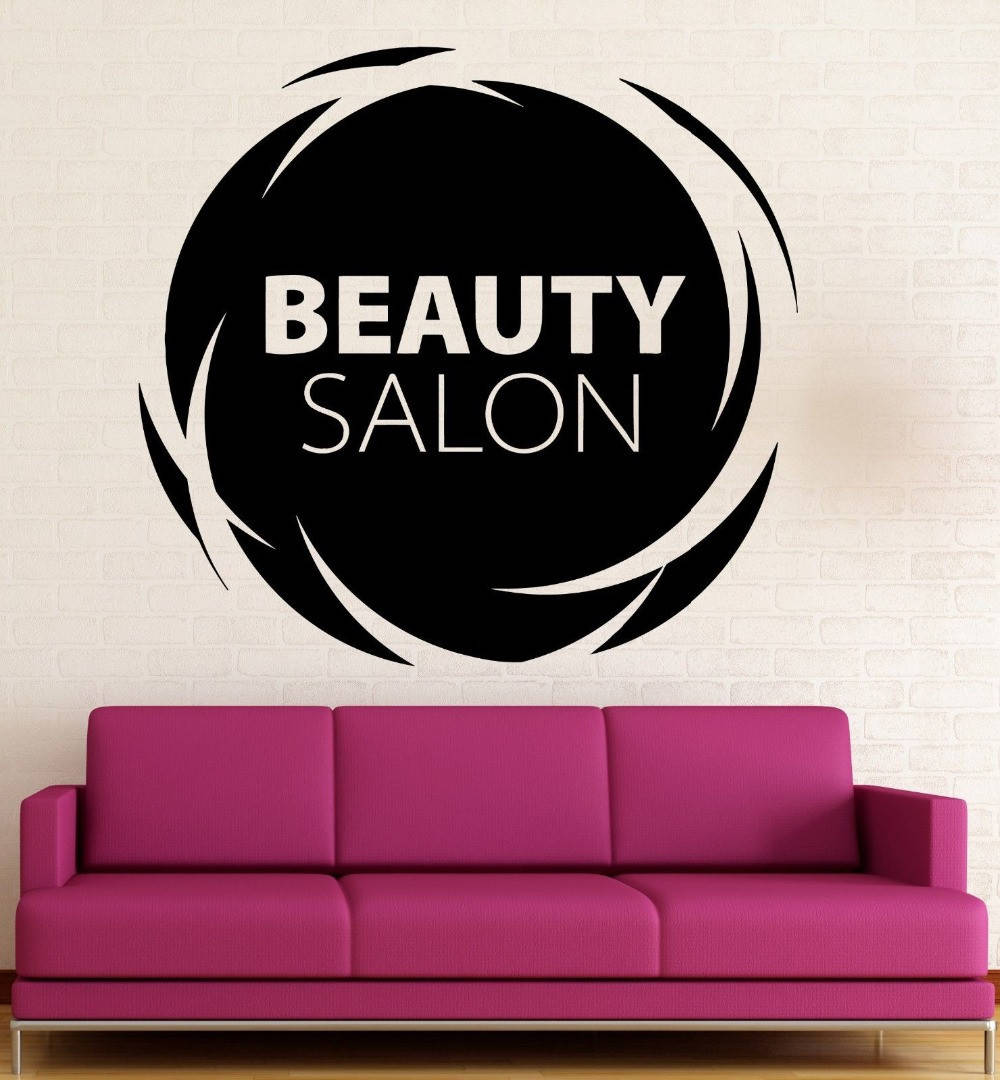 

Виниловая наклейка- Beauty Salon 57х62 см, Белый
