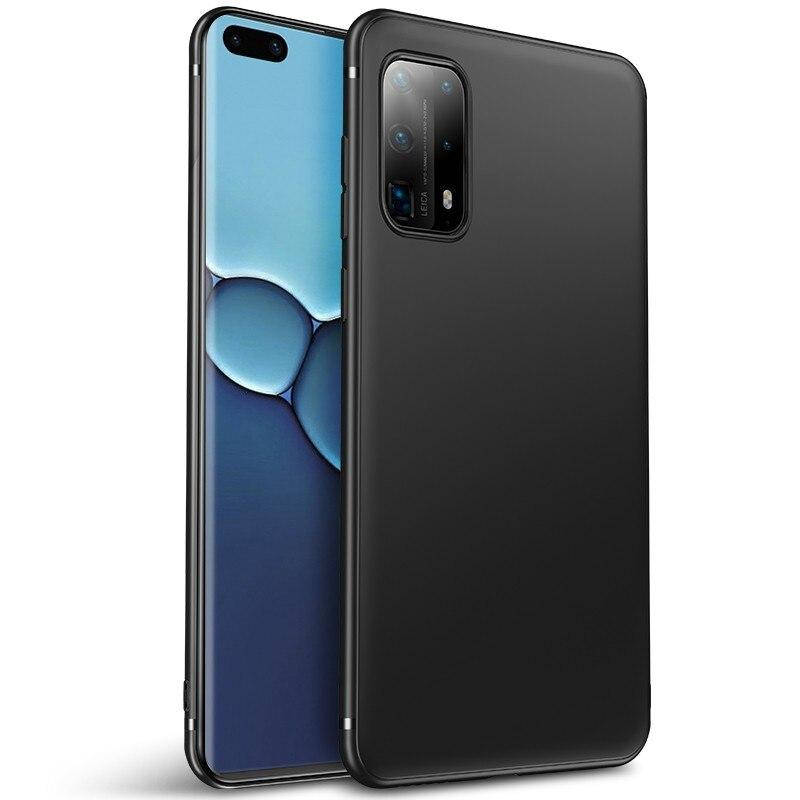 

Тонкий матовый чехол для Huawei P40 Pro Черный