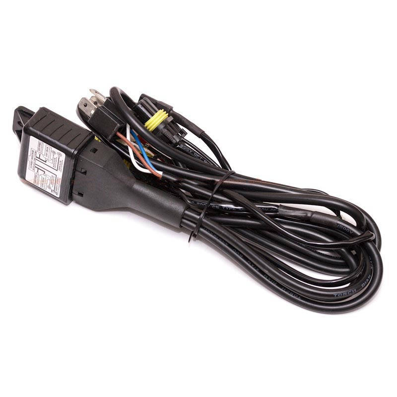 

Проводка автомобильная для биксенона с реле 50Вт 12V H4 Hi/Low