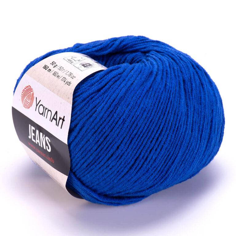 

YarnArt Jeans - 47 василек, Синий