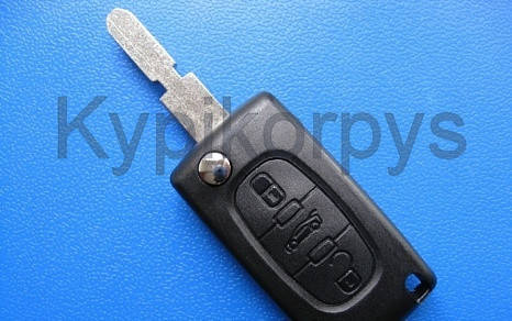 

Peugeot (Пежо) 607 выкидной ключ (корпус) 3 - кнопки
