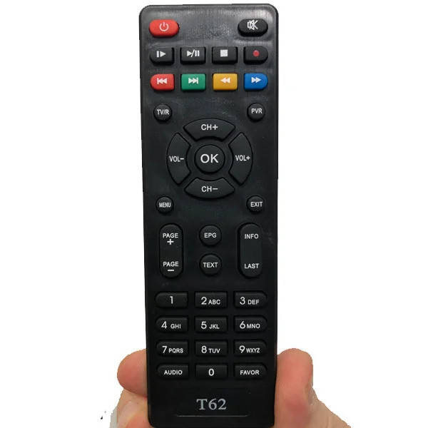 

Пульт для тюнера world vision t62, Черный