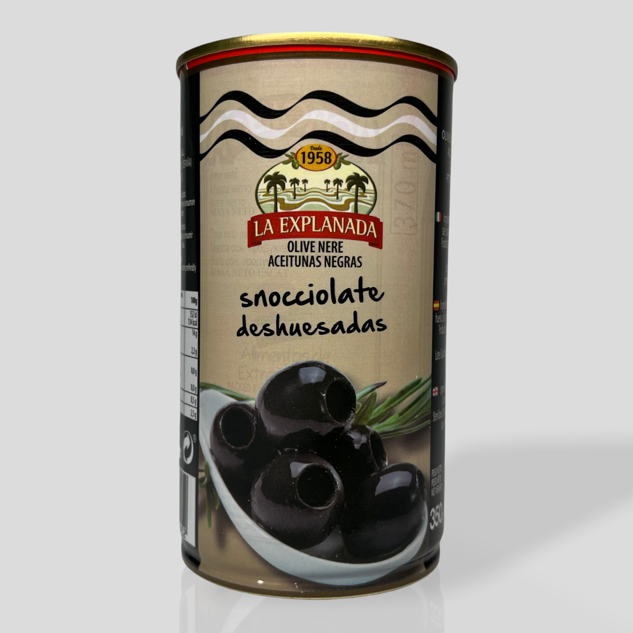 

Оливки черные без косточек LA EXPLANADA Olive Nere Snocciolate 350г