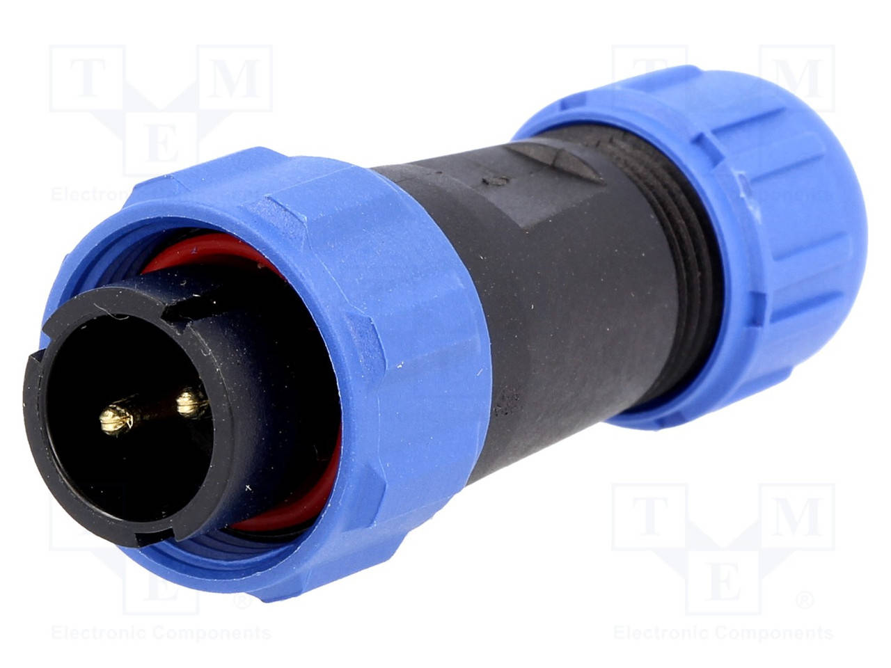 

SP1310/P2I-N SP13; вилка; "папа"; PIN: 2; IP68; 4÷6,5мм; 13А; пайка; на провод