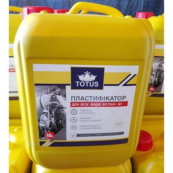 

Пластификатор для всех видов бетона TOTUS M1 10л