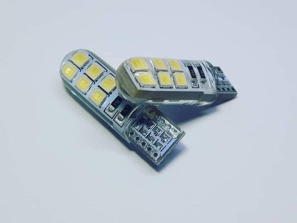

Лампа T10(W5W)БЦ 12V LED 12x2835 white silicone