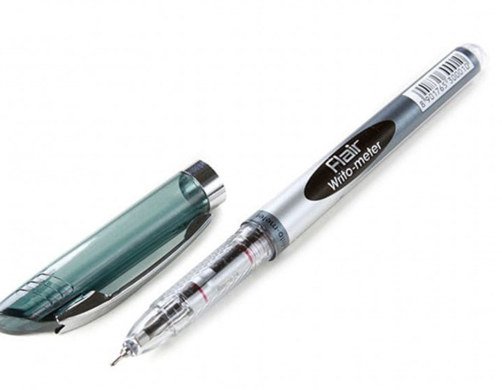 

Ручка шариковая Flair Writo - meter 10 км Черная 743