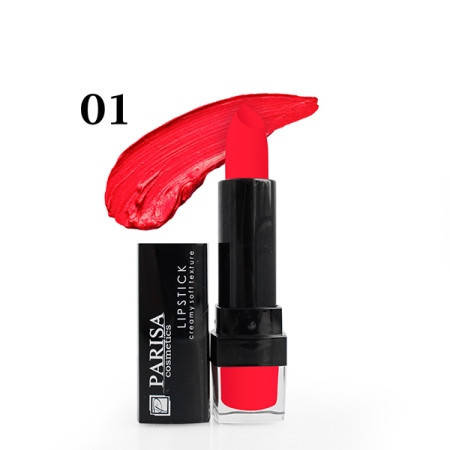 

Помада для губ Parisa Cosmetics Creamy Soft Texture L-07 01 м Красная