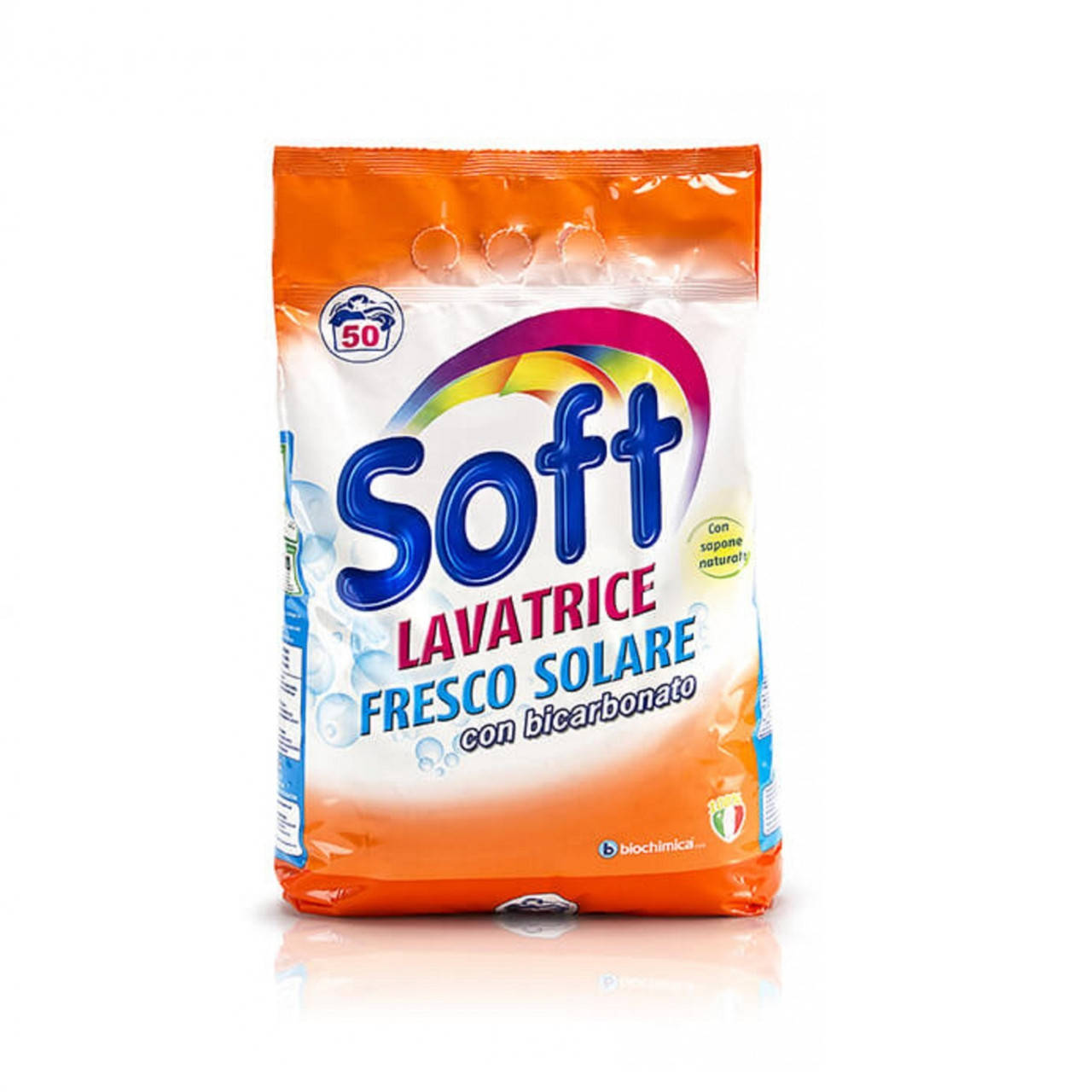 

Бесфосфатный cтиральный порошок SOFT Fresco Solare 3,1 кг