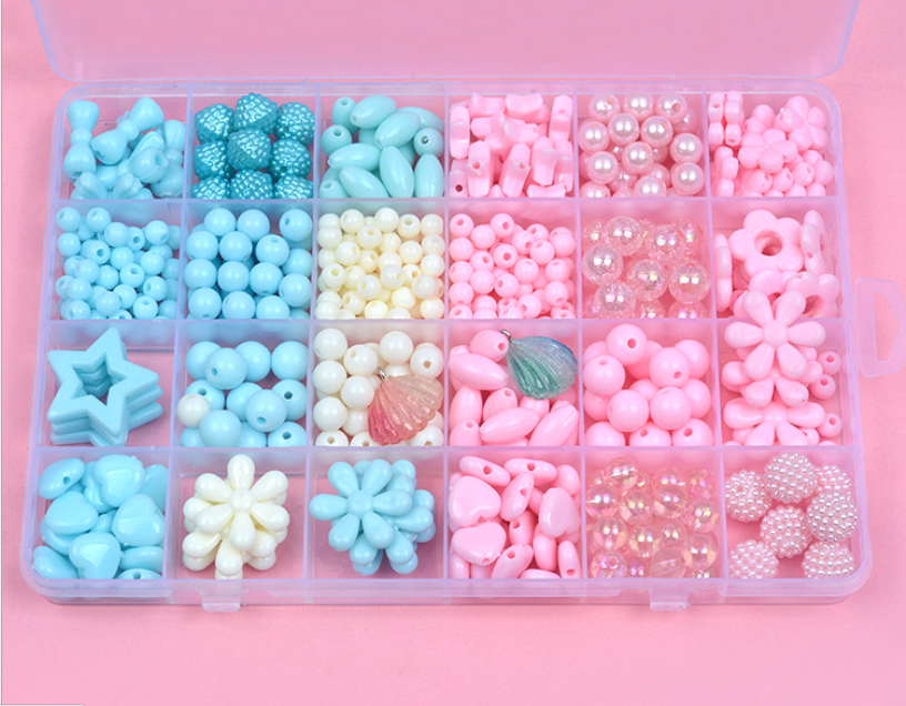 

Детский набор для творчества Beads Set Бусины бисер кристаллы (26/02) Разноцветный