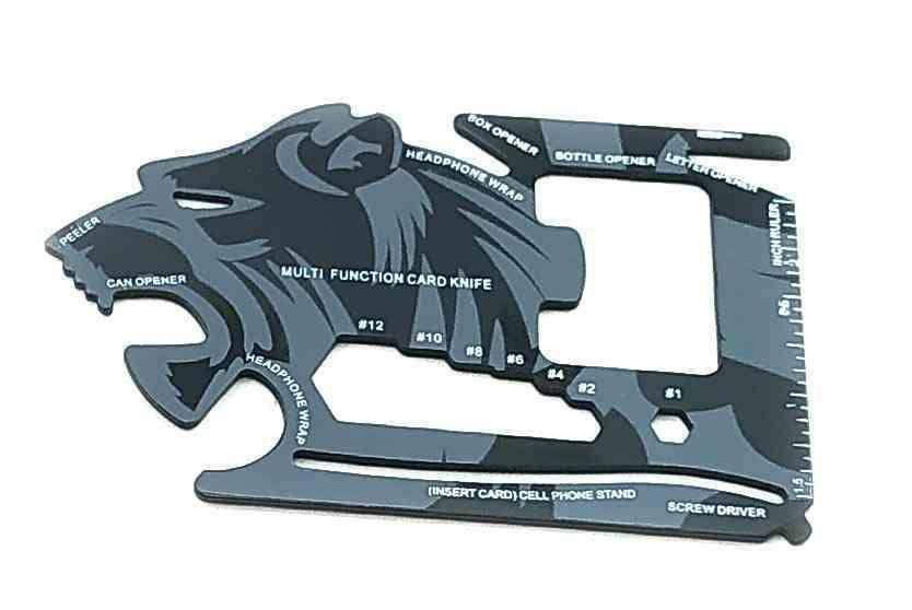 

Мультитул-кредитка 18в1 "Тигр" 8,5х5см (32845)