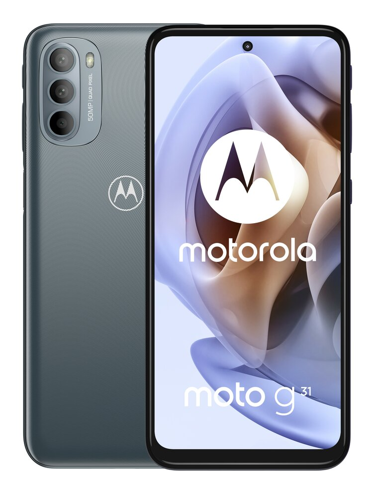 

Смартфон Motorola Moto G31 4/64 NFC 6.4" Сірий, Серый