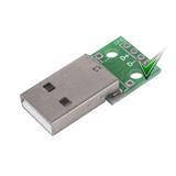 

Макетная плата переходник штекер USB А, двусторонняя
