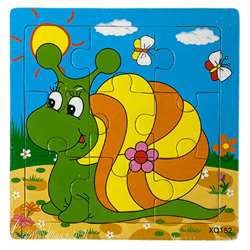 

Игрушка Деревянные пазлы C 39044 "Насекомые" 9 элементов