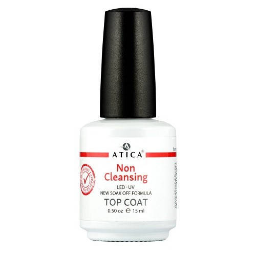 

Топ без липкого шару Atica Non Cleansing Soak Off Top Coat, 15ml
