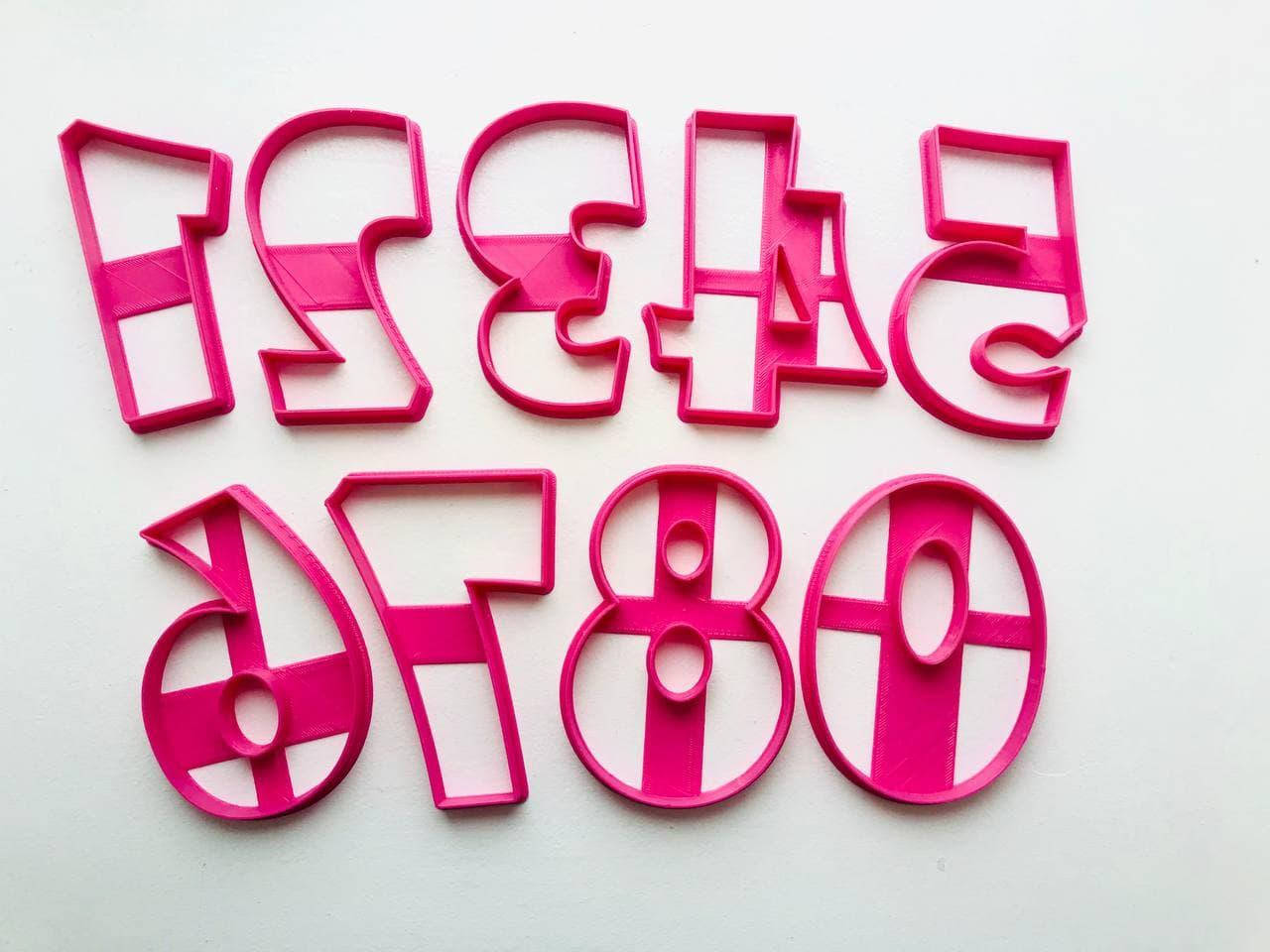 

Формочки-вырубки для пряников "Набор цифр 1"