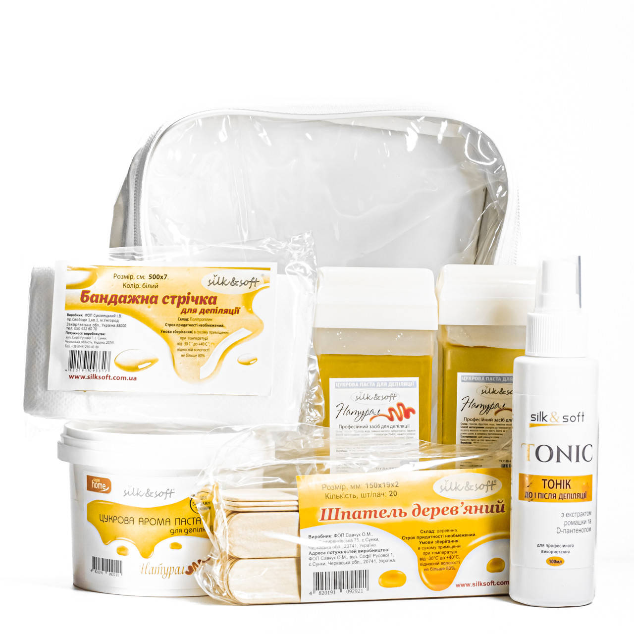 

Стартовый набор для шугаринга Silk & Soft
